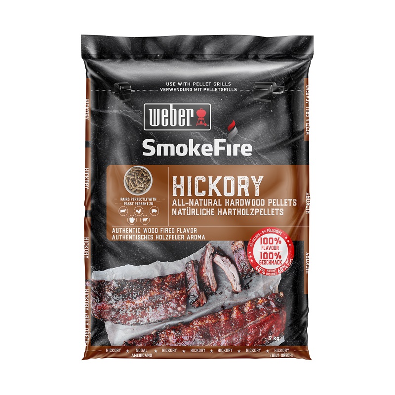 Weber® 190102 dřevěné přírodní pelety – Hickory