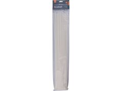 EXTOL PREMIUM 8856122 pásky stahovací na kabely bílé, 540x7,6mm, 50ks, nylon PA66