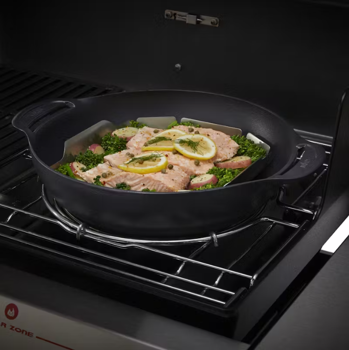 WEBER 7607 CRAFTED WOK PÁNEV, LITINA, GOURMET BBQ SYSTEM™