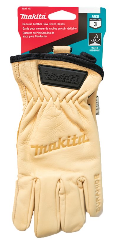 Makita rukavice pracovní kožené, velikost M/8 P-84626