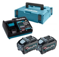 Makita PSKGRT2J sada Li-ion XGT 40V 2xBL4050F+DC40RA+Makpac=old 191V35-5