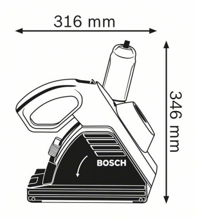 Bosch GNF 35 CA drážkovací fréza do zdiva