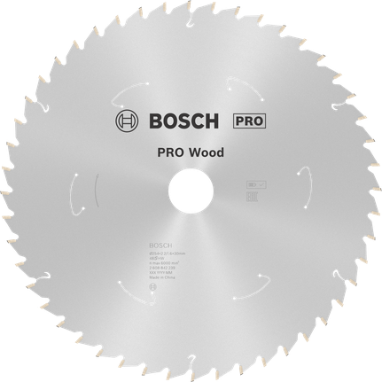Bosch pilový kotouč Wood cordless pro okružní pilu 254 × 2,2 × 30 mm, T48 2608842239