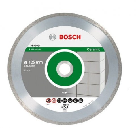 Bosch diamantový dělicí kotouč Standard for Ceramic 125x22,23x1,6x7 mm