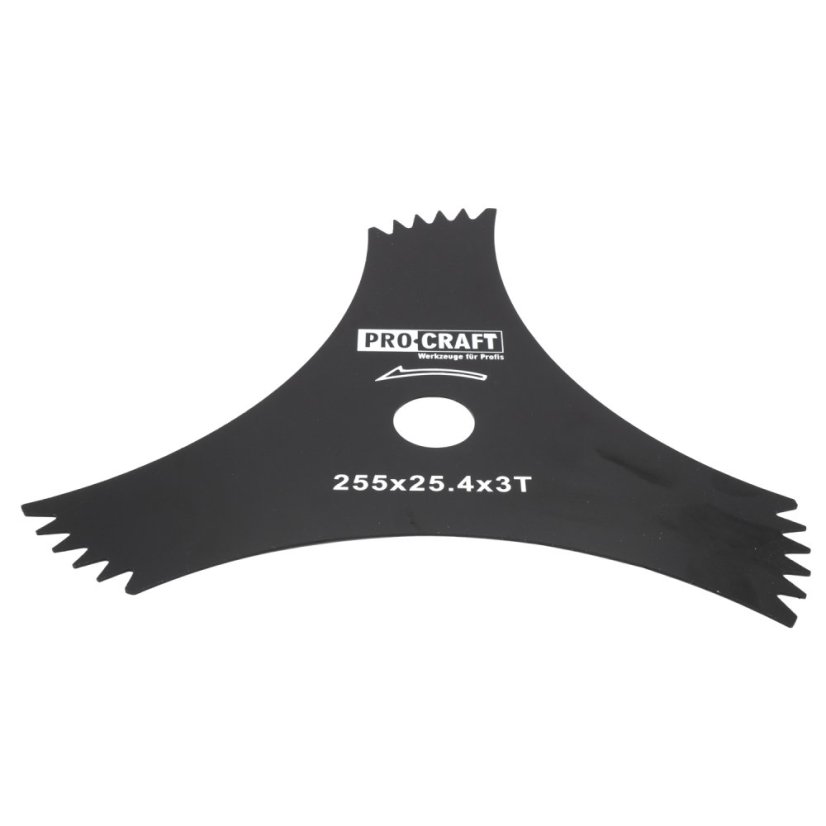 Procraft H-3T/D nůž do křovinořezu 255x25.4mm 3Z DRAGON