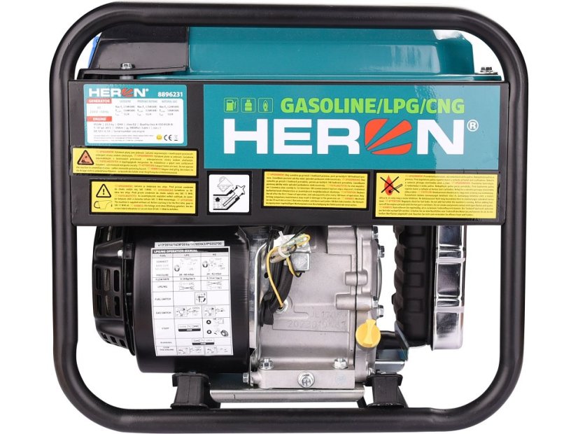 Heron 8896231elektrocentrála digitální invertorová (benzín/LPG/NG), 7HP/3,7kW