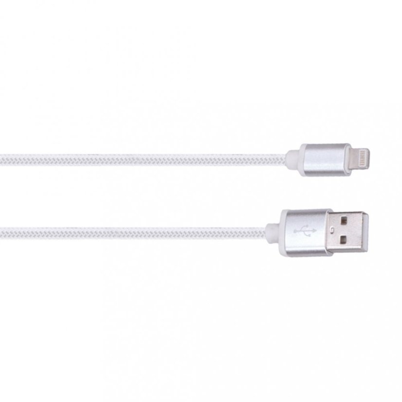 Solight SSC1502 lightning kabel, USB 2.0 A konektor - Lightning konektor, blistr, 2m