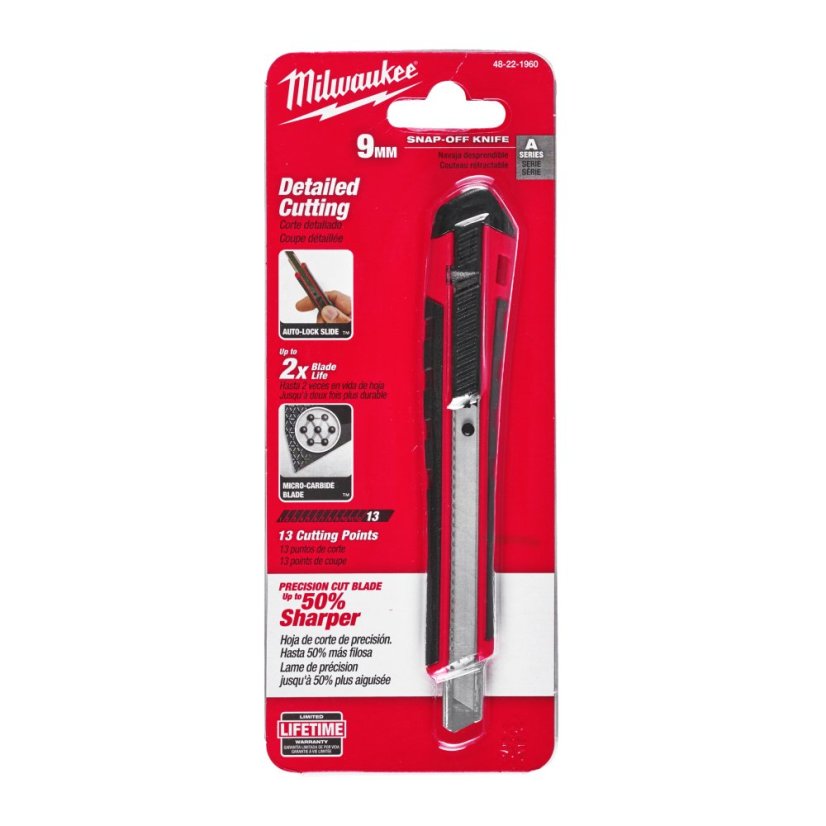 Milwaukee Odlamovací nože 9 mm 48221960