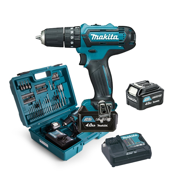 Makita HP331DSMX1 aku příklepová vrtačka s příslušenstvím Li-ion 10,8V/4,0Ah