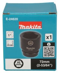 Makita E-24620 klíč nástrčný 1", čtyřhran, 46x72 mm