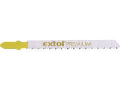 EXTOL PREMIUM 8805001 plátky do přímočaré pily 5ks, 75x2,5mm, HCS