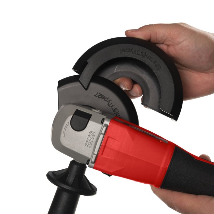 Milwaukee M18™ BLSAG125X-0 bezuhlíková úhlová bruska 125 mm s posuvným spínačem 4933492643