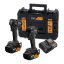 Dewalt DCK2224MP2T aku rázový utahovák 1/4" DCF86M + aku rázový utahovák 1/2" DCF99M edice McLaren 18V 2x5Ah