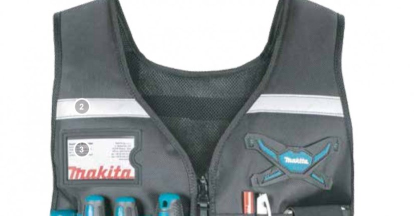 Makita E-05636 pracovní vesta 510x640mm