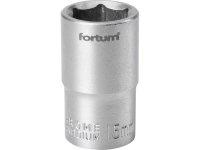 FORTUM 4700415 hlavice nástrčná 1/2", 15mm, L 38mm