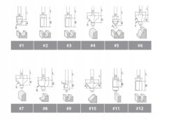 Makita D-57065 sada frézek