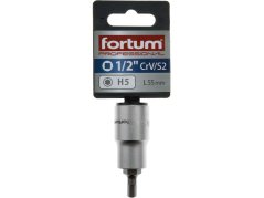 FORTUM 4700605 hlavice zástrčná 1/2" imbus, H 5, L 55mm