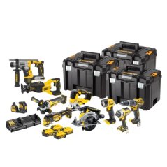 Dewalt DCK1012P4T aku sada nářadí 18V XR DCD796, DCF887, DCG405, DCS565, DCS382, DCH172, DCS356, DCS334, DCL040, DCE088NG18, 18 V XR 4x5Ah