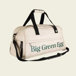 Big Green Egg retro sportovní taška béžová