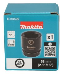 Makita E-24599 klíč nástrčný 1", čtyřhran, 41x68 mm
