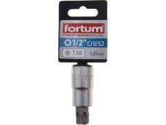 FORTUM 4700728 hlavice zástrčná 1/2" hrot TORX, T60, L 55mm