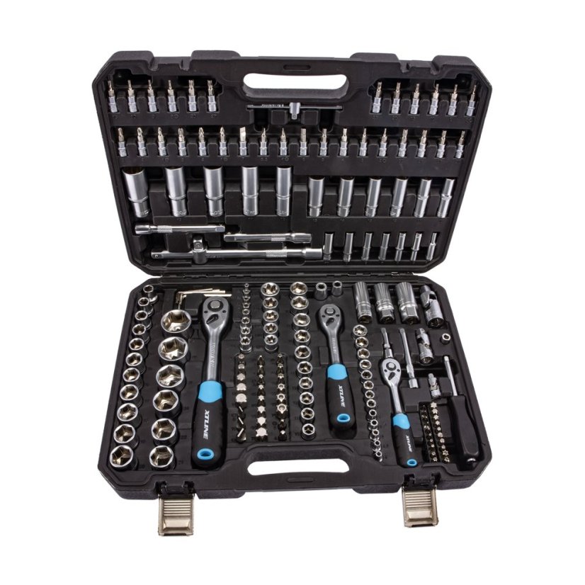 XTLINE XT40171 Sada hlavic 1/4"-3/8"-1/2" 172 dílů
