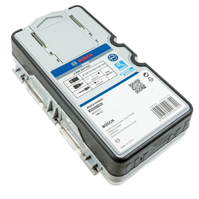 Bosch 7 dílná sada nástrčných hlavic Pro Impact 1/2" 2608003032