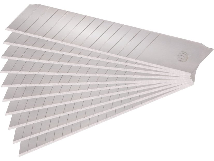 EXTOL CRAFT 9125 břity ulamovací do nože 10ks, 18mm(tl.05mm/14s)