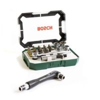 Bosch 2607017393 26 dílná sada s ráčnou + EXTRA oboustranný šroubovák