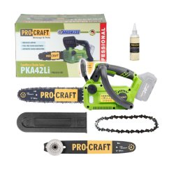Procraft PKA42Li aku řetězová pila 30cm 20 V (bez aku baterie a nabíječky)