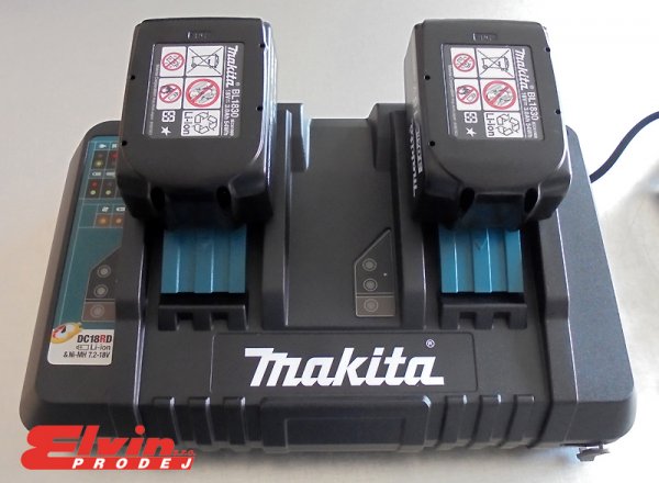 Makita sada 4xBL1830 + nabíječka DC18RD + systainer