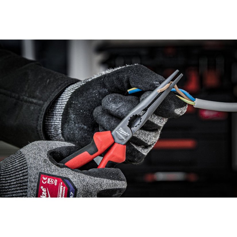 Milwaukee kleště pro jemnou mechaniku prodloužené 205 mm 4932492465