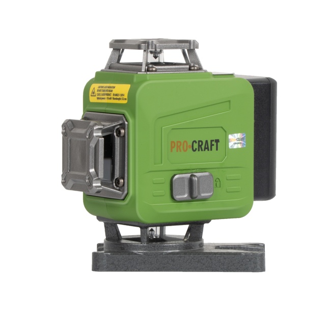 Procraft LE-4GL laser zelený liniový, křížový samonivelační