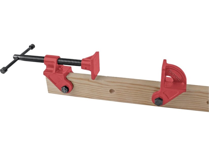 EXTOL PREMIUM 8815405 svěrka k fixaci na hranol/profil nastavitelná, na profil 1"/26mm