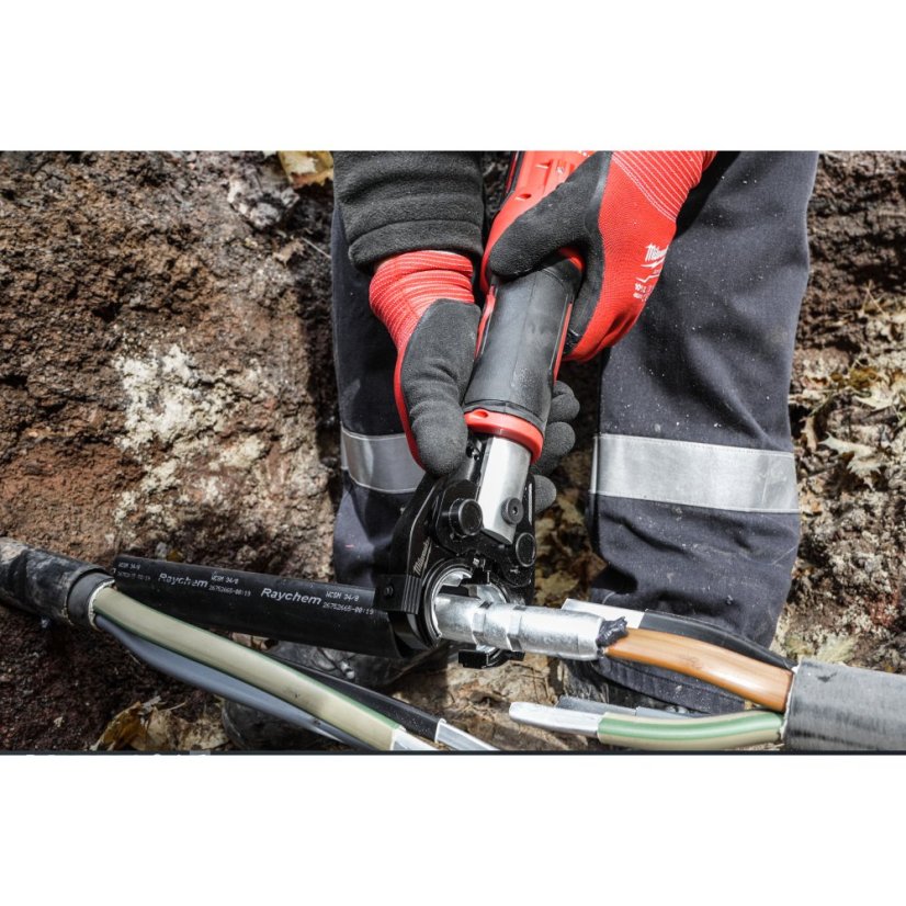 Milwaukee M18 HCCT-201C FORCE LOGIC Hydraulické krimpovací kleště na kabely 53 kN  1x 2Ah 4933451194
