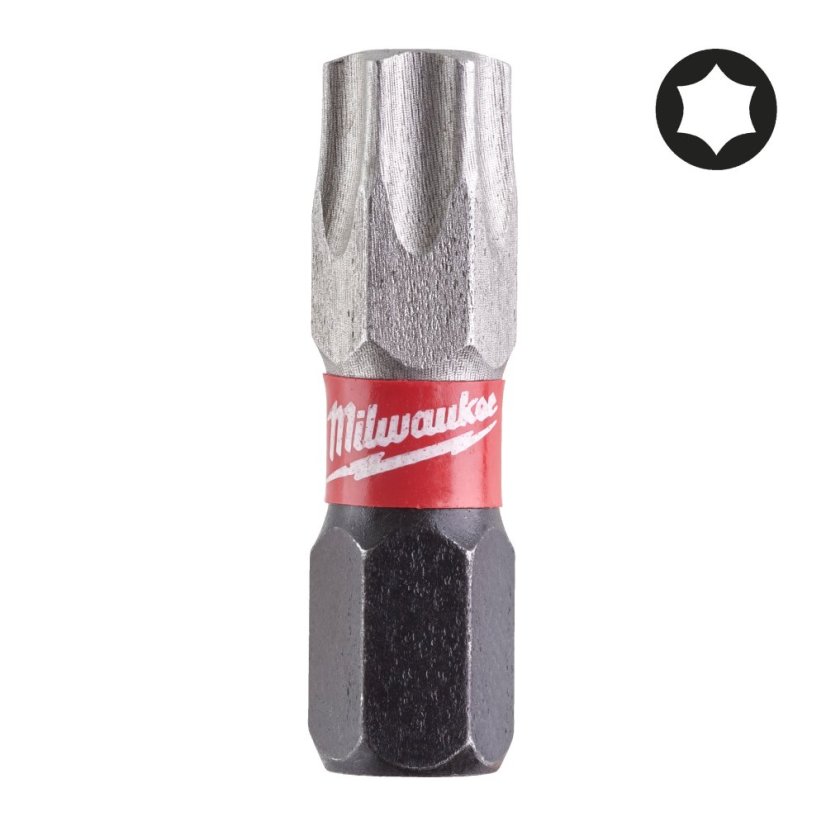 Milwaukee šroubovací bity TX 40x25mm Shockwave 25ks 4932430889