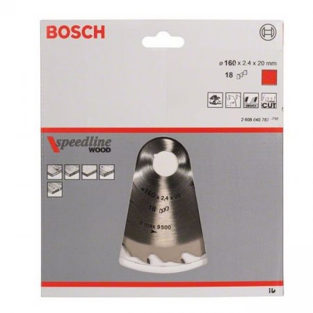 Bosch 2608640787 kotouč pilový Speedline Wood 160x20x2,2 mm 18Z