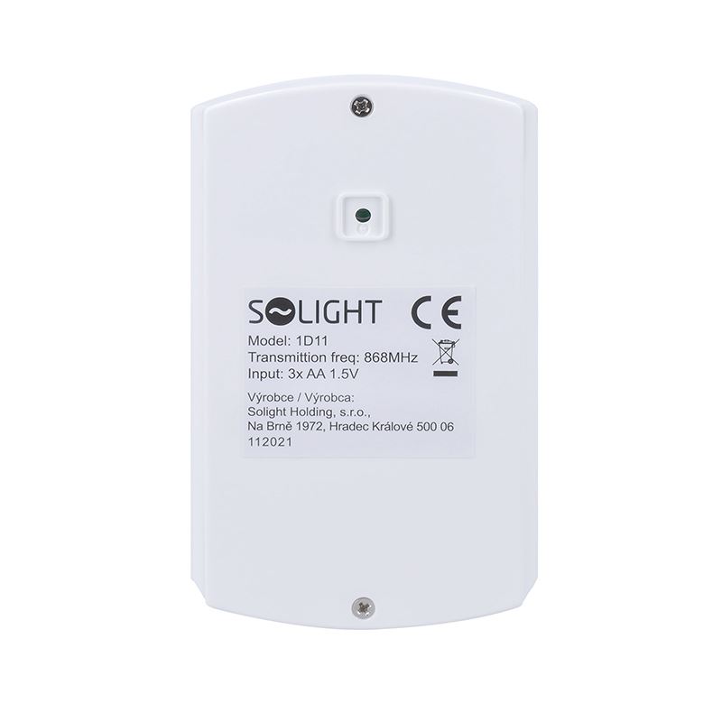 Solight 1D11 GSM Alarm, pohybový senzor, dálk. ovl., bílý