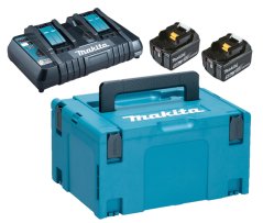 Makita 197629-2 sada 2xBL1850B + nabíječka DC18RD + systainer