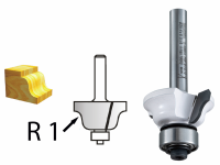 Makita D-48810 profilová fréza s ložiskem stopka 6 mm,28,6x13x55 mm