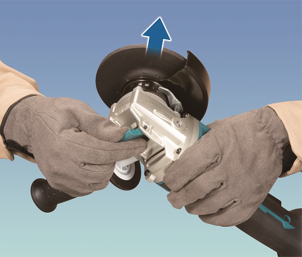 Makita DGA519Z aku úhlová bruska s regulací a X-lock 125mm Li-ion LXT 18V, bez aku Z