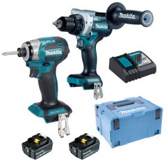Makita DLX2573TJ Aku sada DDF492+DTD173 Li-ion LXT 18V/5,0Ah