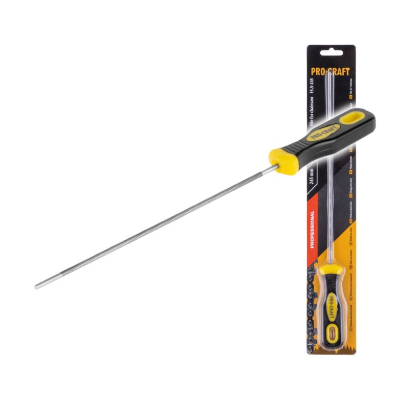 Procraft F3.5-245 pilník na řetězy s roztečí řetězu 1/4"