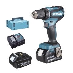 Makita DDF485RFJ bezuhlíkový šroubovák Li-ion LXT 18V/3,0 Ah,Makpac