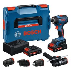 Sada akumulátorových vrtaček Bosch EXSR18V-90FC s příslušenstvím. Sada akumulátorových vrtaček Bosch EXSR18V-90FC s příslušenstvím.