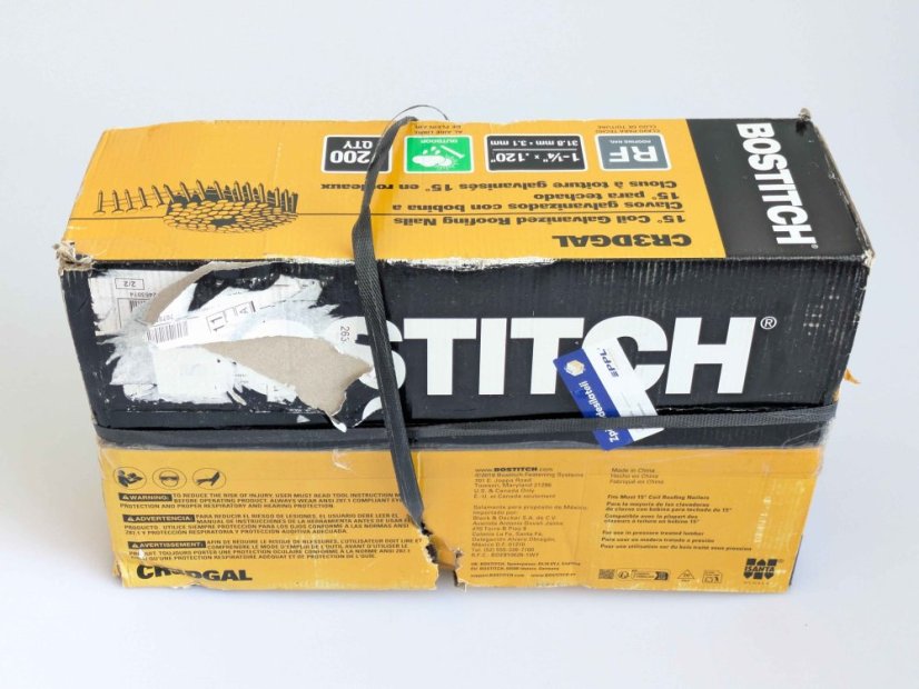 Bostitch CR3DGAL-V Hřebíky  3,00 x 32 mm pozink (7200ks) NEROZBALENO, POŠKOZENÁ KRABICE