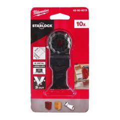 Milwaukee bimetalový nůž na rychlé ponorné řezání do dřeva s hřeby 35x42mm 10ks 48906019