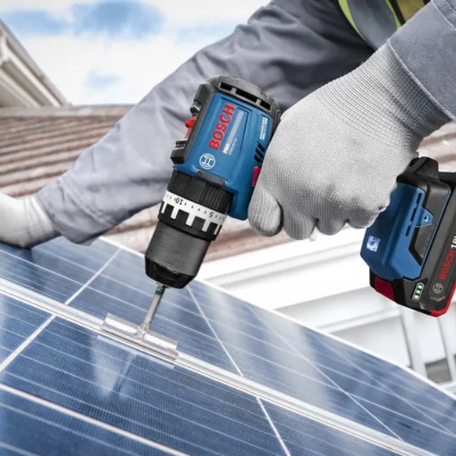 Bosch GSB 18V-52 aku příklepový vrtací šroubovák 18 V 2x2Ah 06019S0123