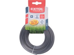 EXTOL PREMIUM 8870914 žací struna do sekačky s jádrem, čtvercový profil, 2,4mm, 15m, PA66