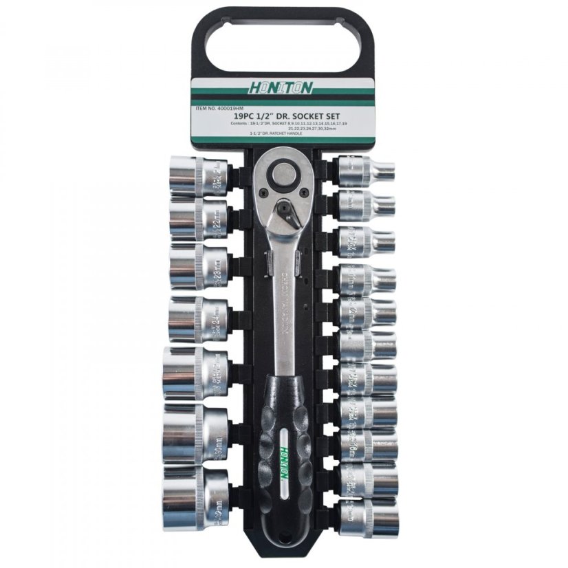 HONITON Sada hlavic 1/2” 19 dílů HONITON Sada hlavic 1/2” 19 dílů